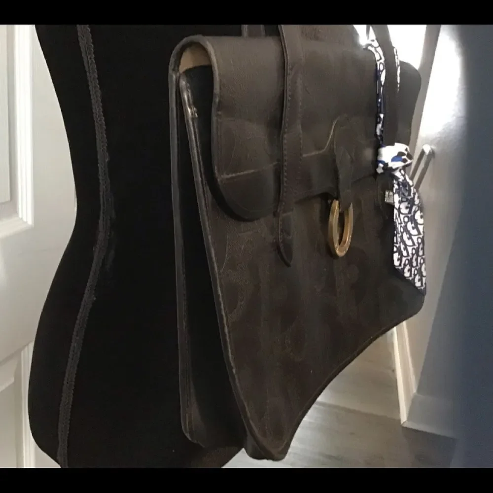 Christian Dior Trotter Monogrammed PVC Leather Shoulder Bag “RARE FIND” - Picture 3 of 16